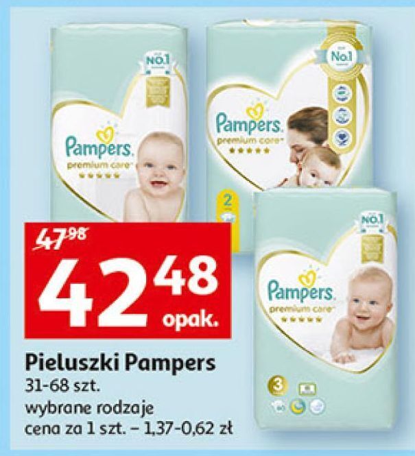 auchan pampers 2 cena