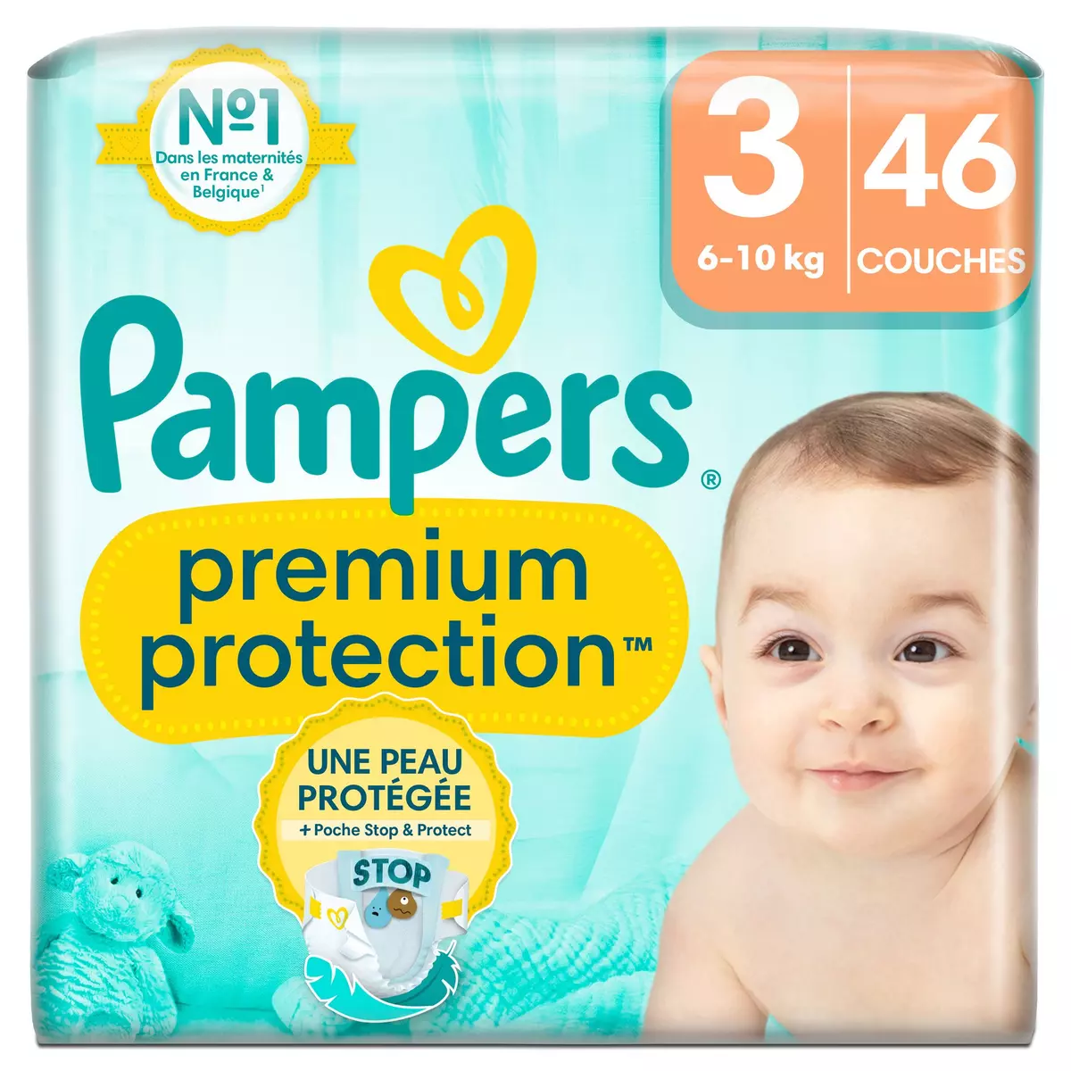 auchan pampers premium 3