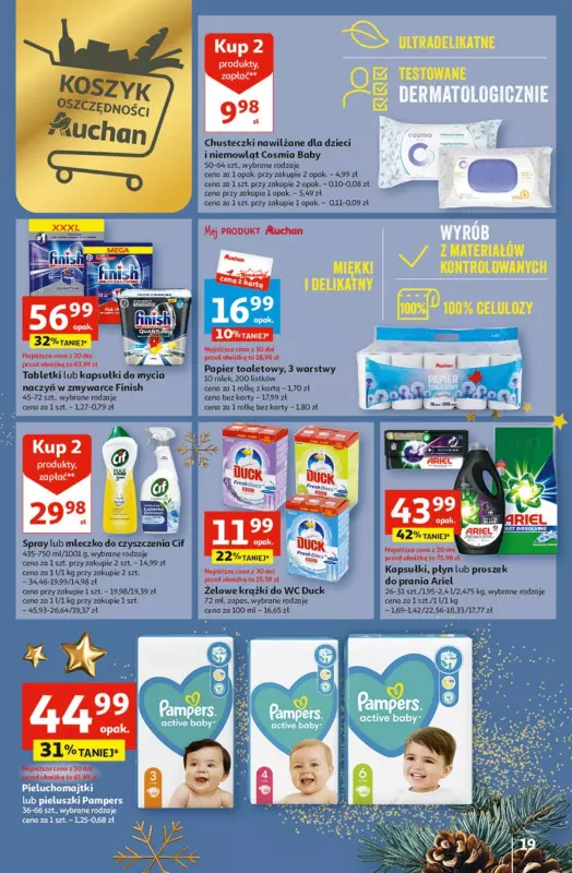 auchan pampers promocja