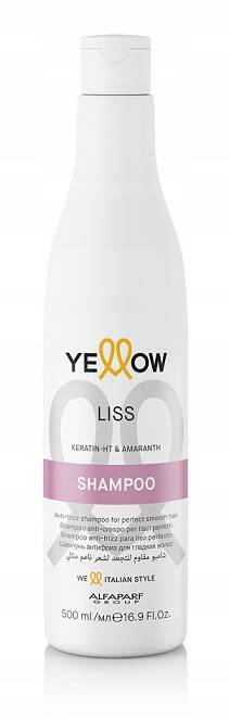 yellow szampon do włosów prostowanych