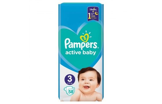 pampers midi 58szt