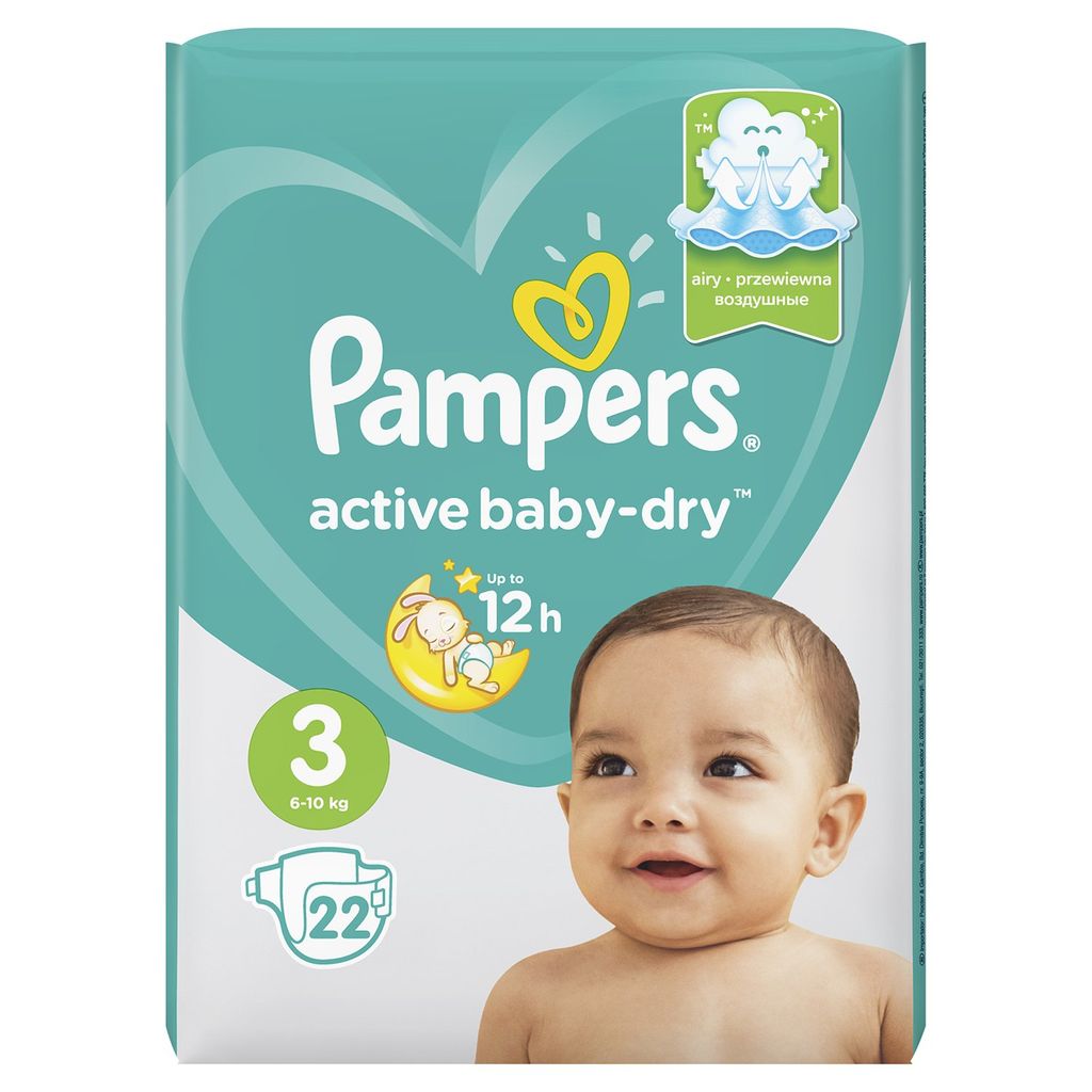 pampers 3 babydry