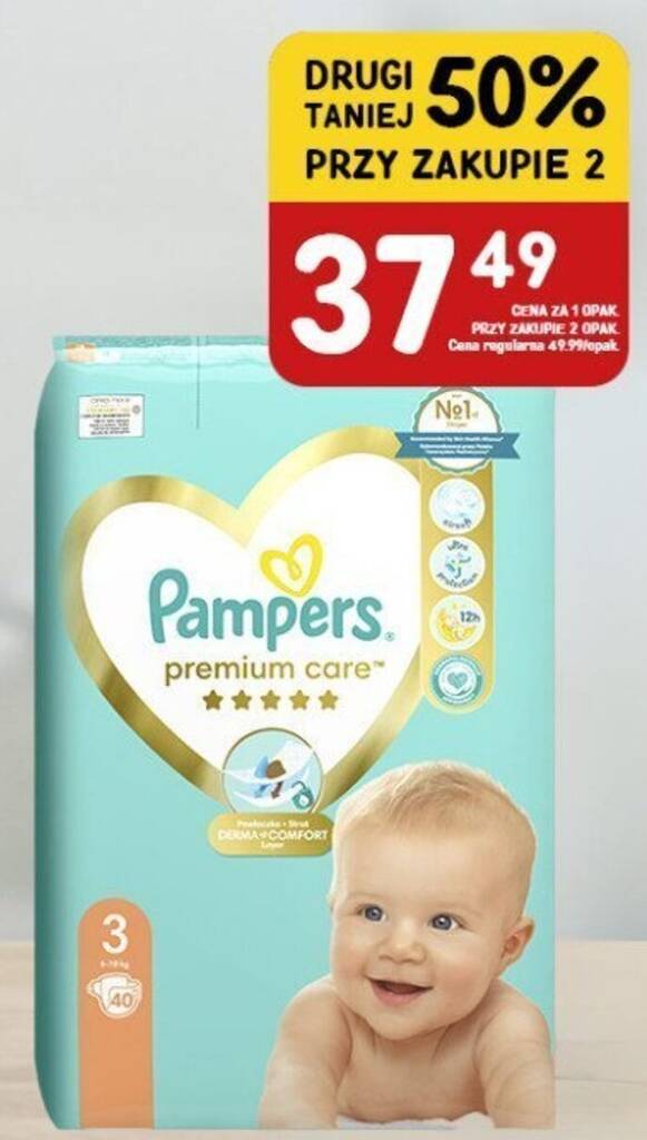 pieluchy pampers premium care biedronka