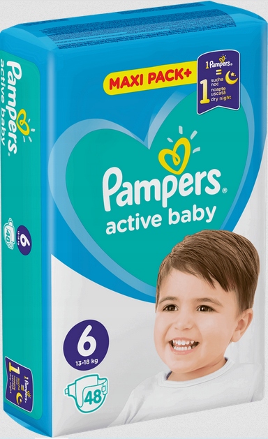 pampers active baby 6 48szt