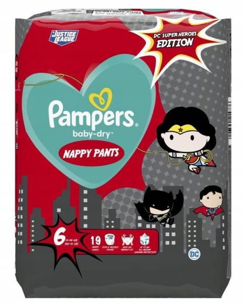 zalety pampers pants