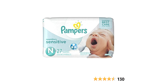 pampers sensitive pieluchy 0