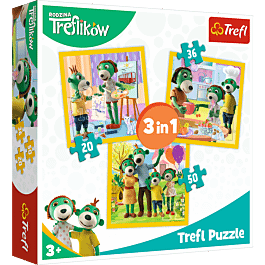 Trefl 34832T Zestaw puzzli 3w1