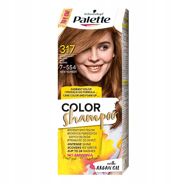 szampon koloryzujący palette orzechowy blond