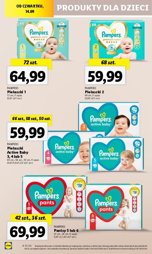 pampers w lidlu promocje