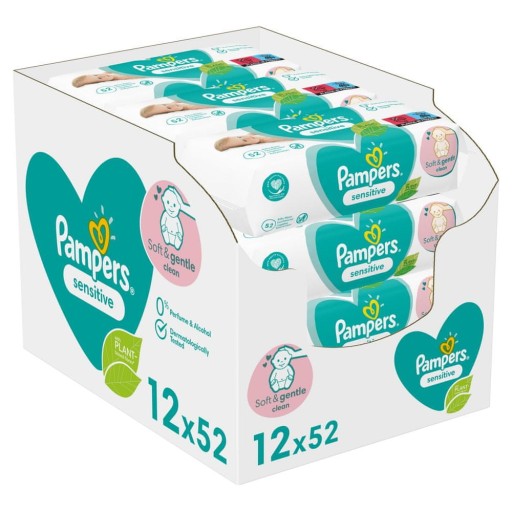 pampers chusteczki sensitive 12