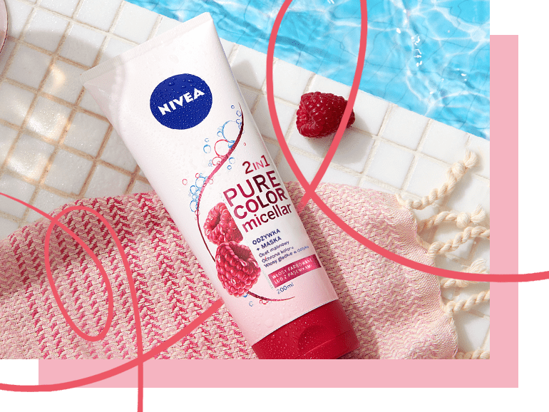 nivea pure color micellar szampon do włosów farbowanych