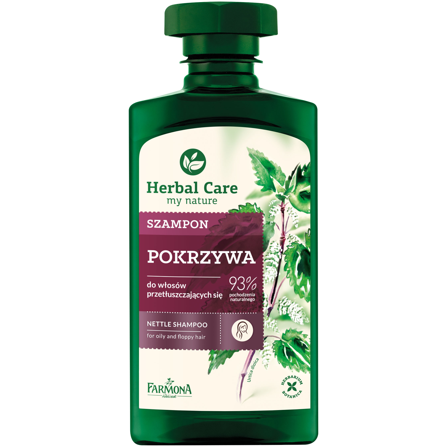 herbal care szampon pokrzywa