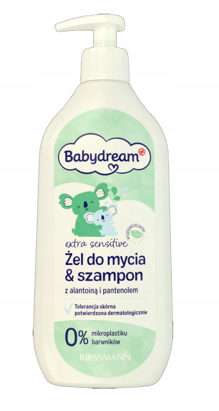 babydream żel do kąpieli i szampon srokao