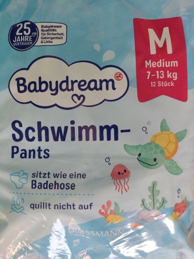 babydream pieluchy large na basen