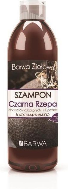 barwa szampon do włosów z czarną rzepą 250ml skład