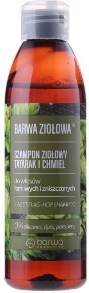 barwa ziołowa szampon tatarakowo chmielowy