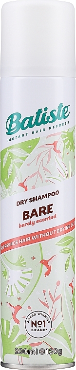 batiste suchy szampon do włosów 200ml bare natural