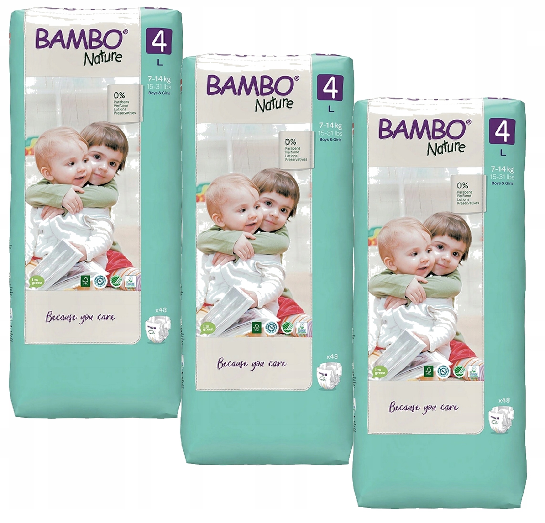 pieluchy bambo nature 3pak