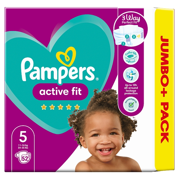 monthly paka pampers size 5