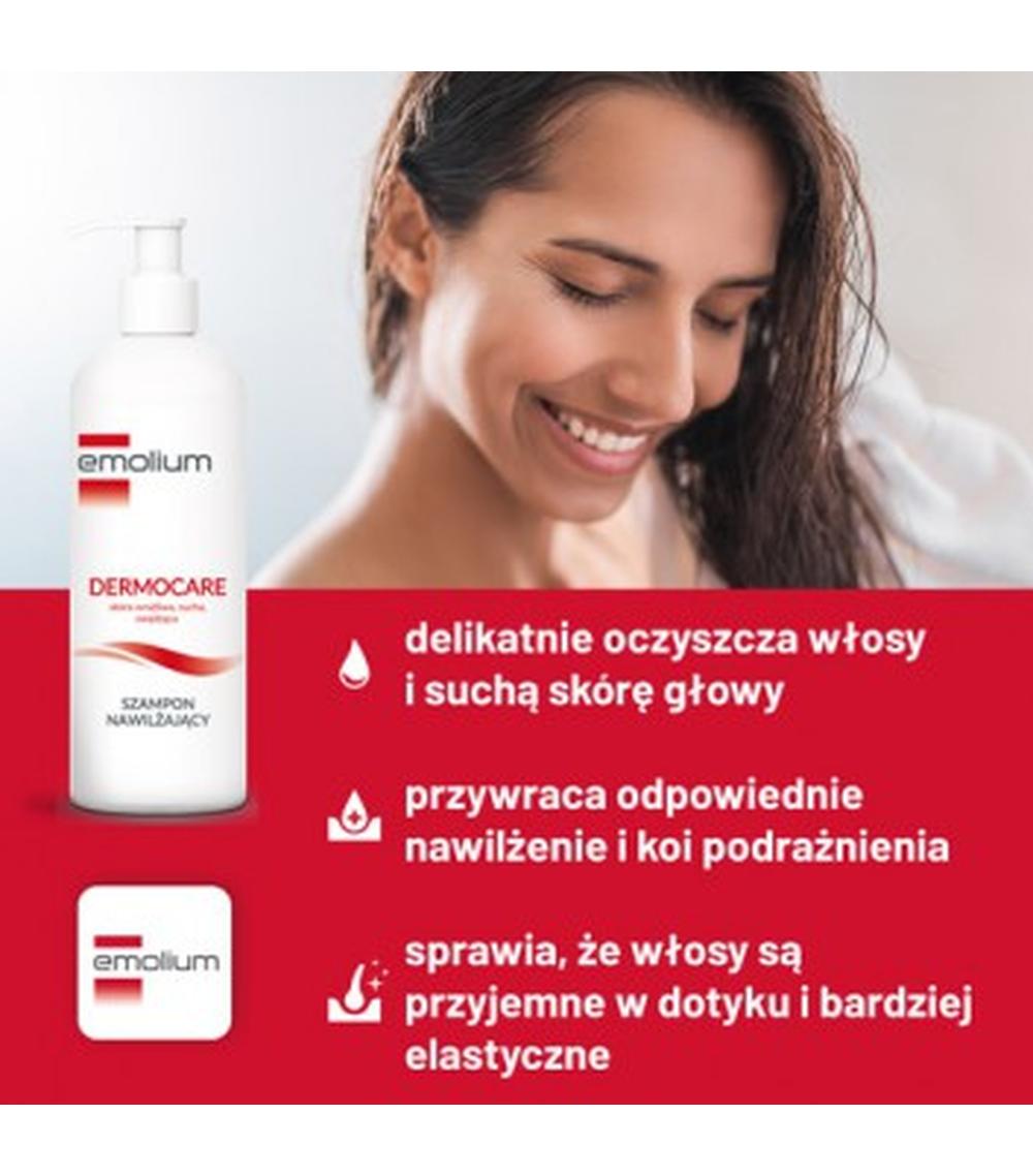 emolium dermocare szampon nawilżający 400ml