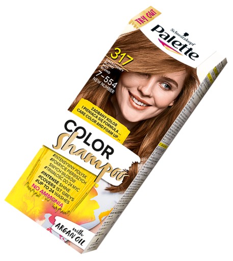 szampon koloryzujący palette orzechowy blond