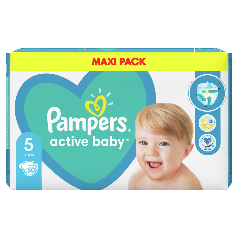 pampers maxi sleep and play a active baby