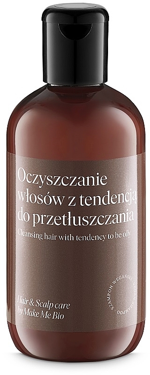 make me bio oczyszczający szampon do włosów przetłuszczających sie