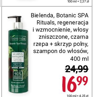 bielenda botanic spa szampon czarna rzepa