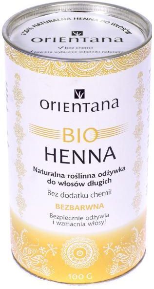 bio henna bezbarwna odżywka do włosów długich orientana