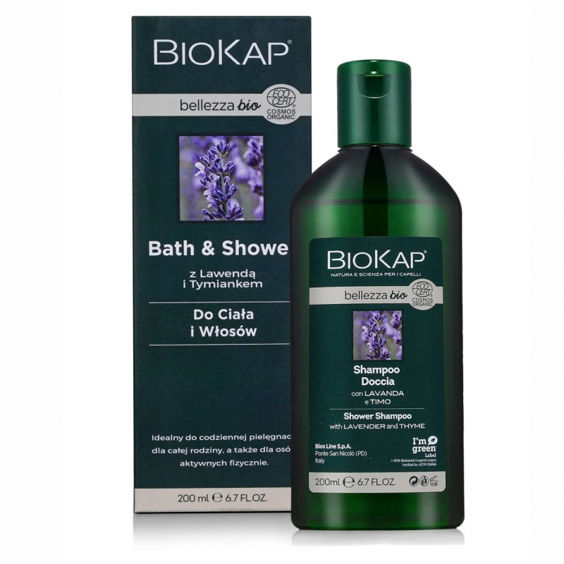 biokap bellezza szampon do włosów tłustych 200ml