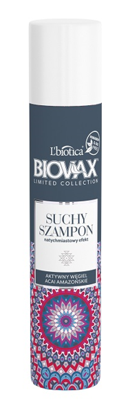 biovax aktywny węgiel suchy szampon