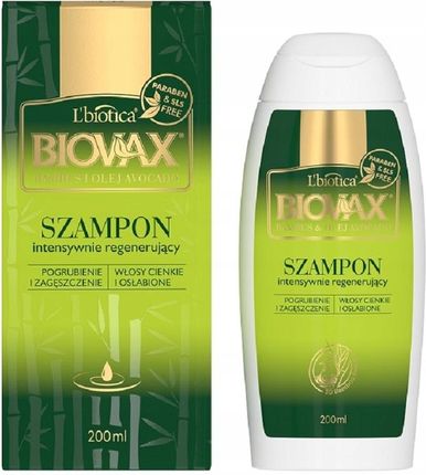 biovax bambus & olej avocado szampon