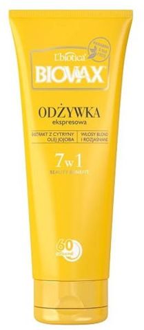 biovax bb odżywka ekspresowa 7w1 do włosów blond