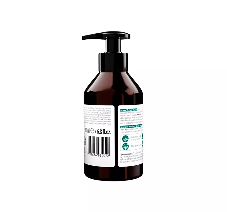biovax botanic czystek i czarnuszka oczyszczający szampon micelarny