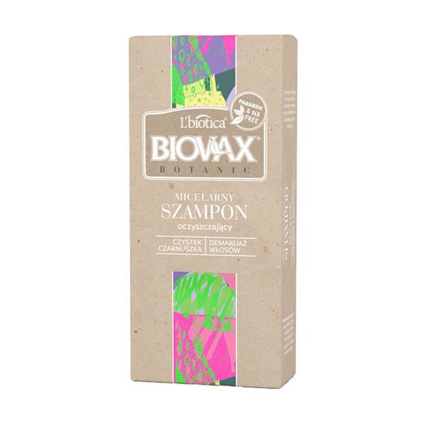 biovax botanic micelarny szampon oczyszczający 200 ml