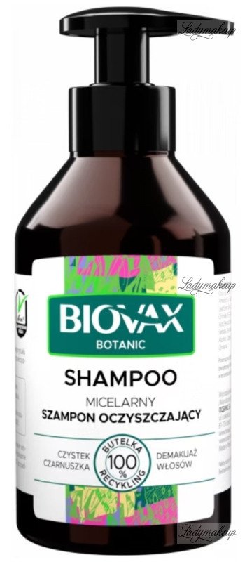 biovax czarnuszka szampon skład