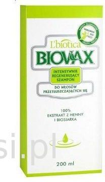 biovax do włosów przetłuszczających się intensywnie regenerujący szampon opinie