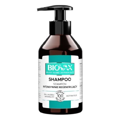 biovax szampon intensywnie regenerujący do włosów słabych i wypadających