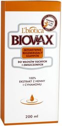 biovax szampon intensywnie regenerujący do włosów suchych i zniszczonych