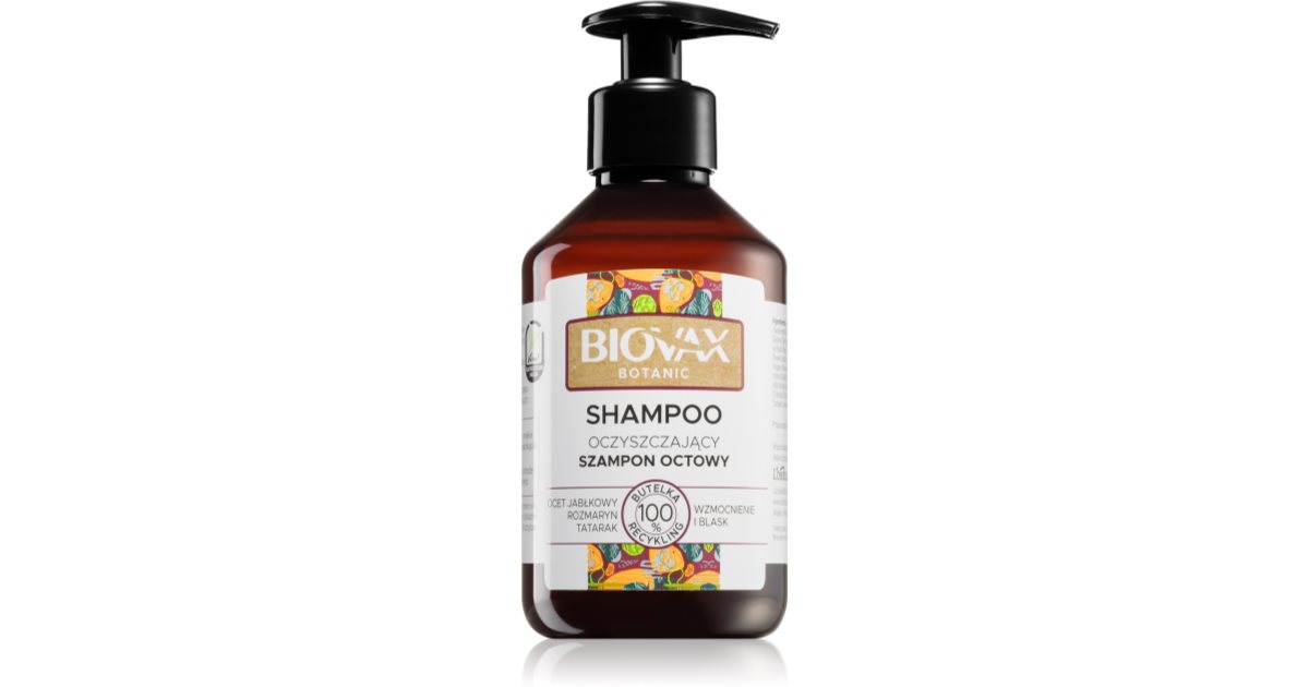 biovax szampon libiotica oczyszczający do włosów