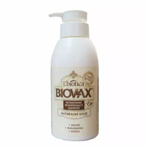 biovax szampon regenerujący argan koko