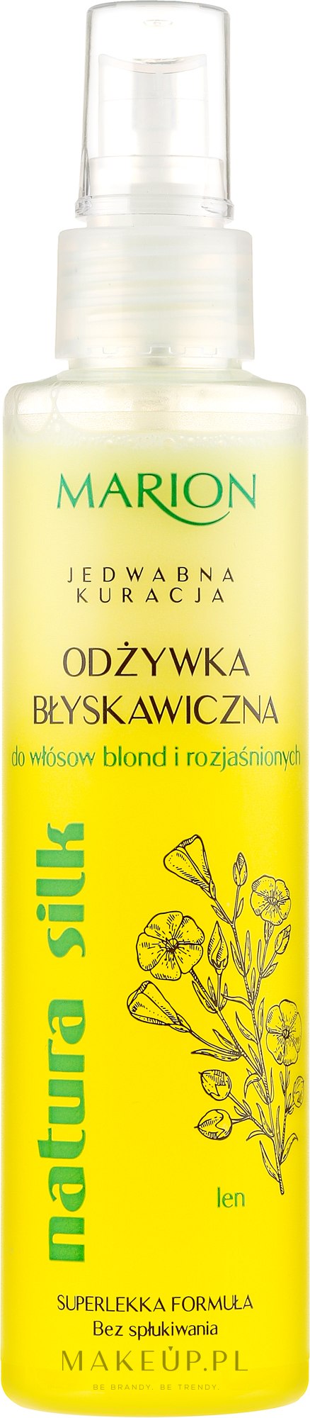 błyskawiczna odżywka do włosów blond i rozjaśnionych marion