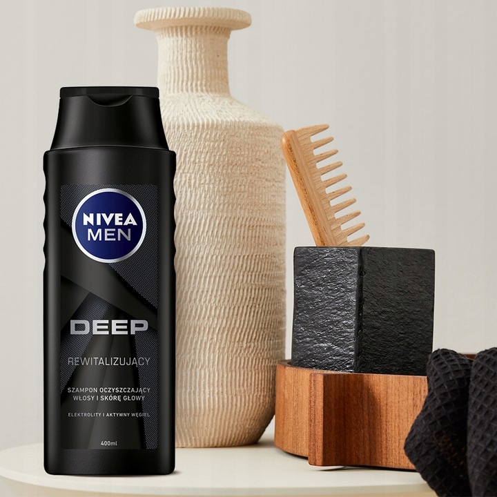 nivea men deep szampon do włosów