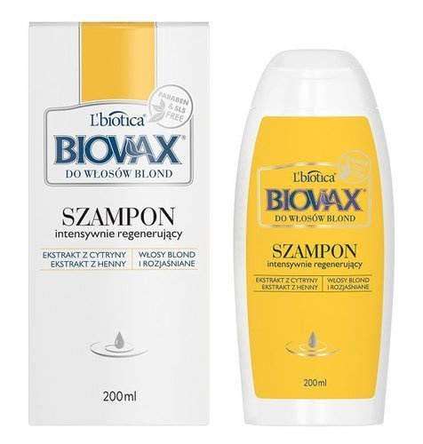 biovax szampon do włosów blond opinie