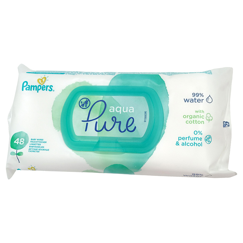 pampers pure water wipes