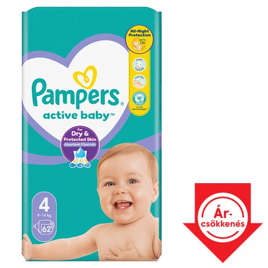 tesco pampers actibe baby 4