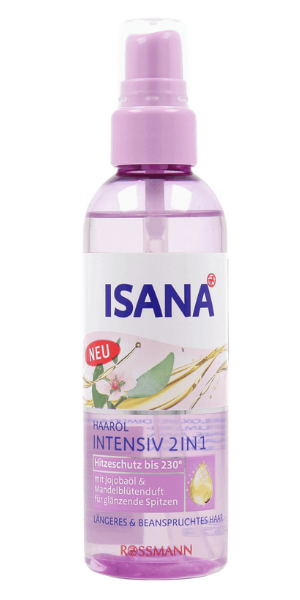 olejek do włosów isana intensiv 2w1