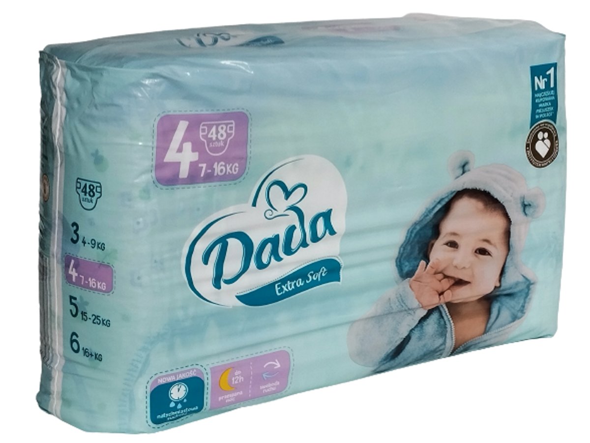 dada pieluchy 4 plus ekstra soft