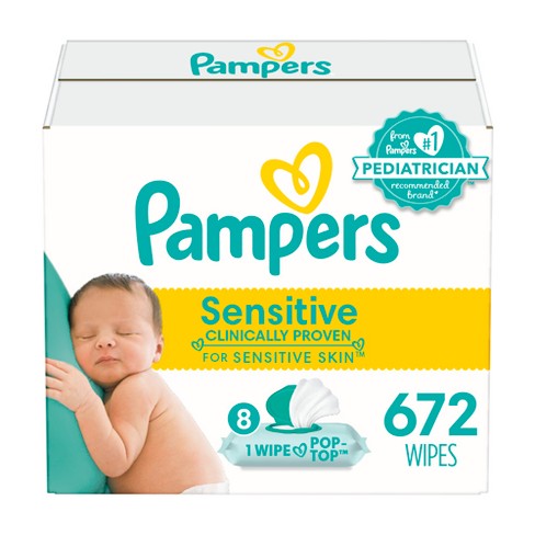 chusteczki pampers sensitive baby wipies