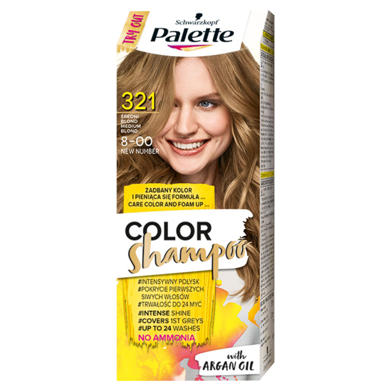 szampon koloryzujący palette złoty blond